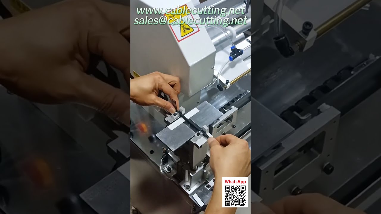 Máquina automática de corte y pelado de cables WPM-85-40 | Sistema integrado de embobinado y empaquetado