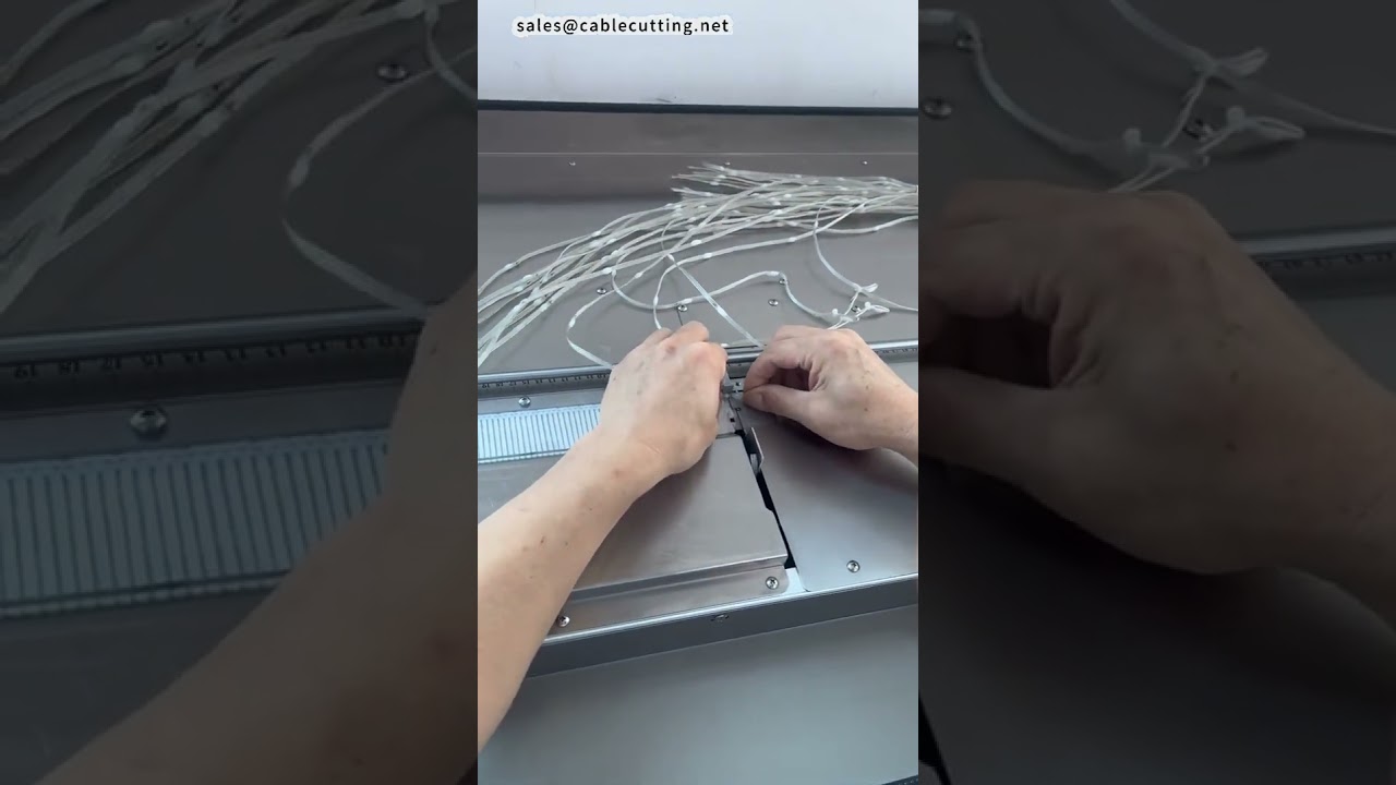 Máquina Atadora de Nylon 2.5x60mm para Luces Decorativas | Equipo de Fábrica