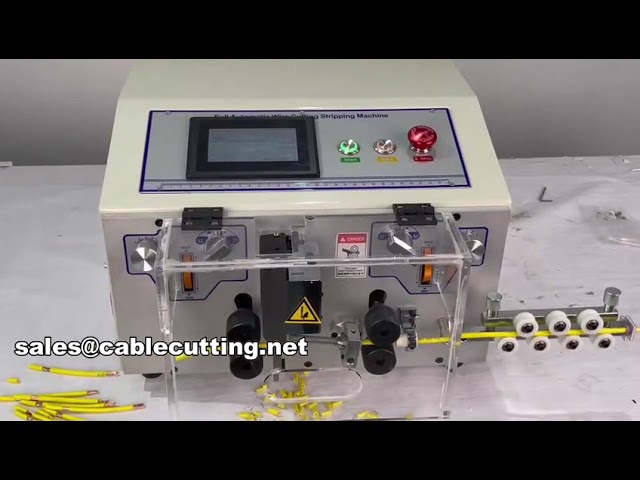 Touch Screen Control Wire Stripping and Cutting Machine for 0.1-8mm² WPM-J-E-S