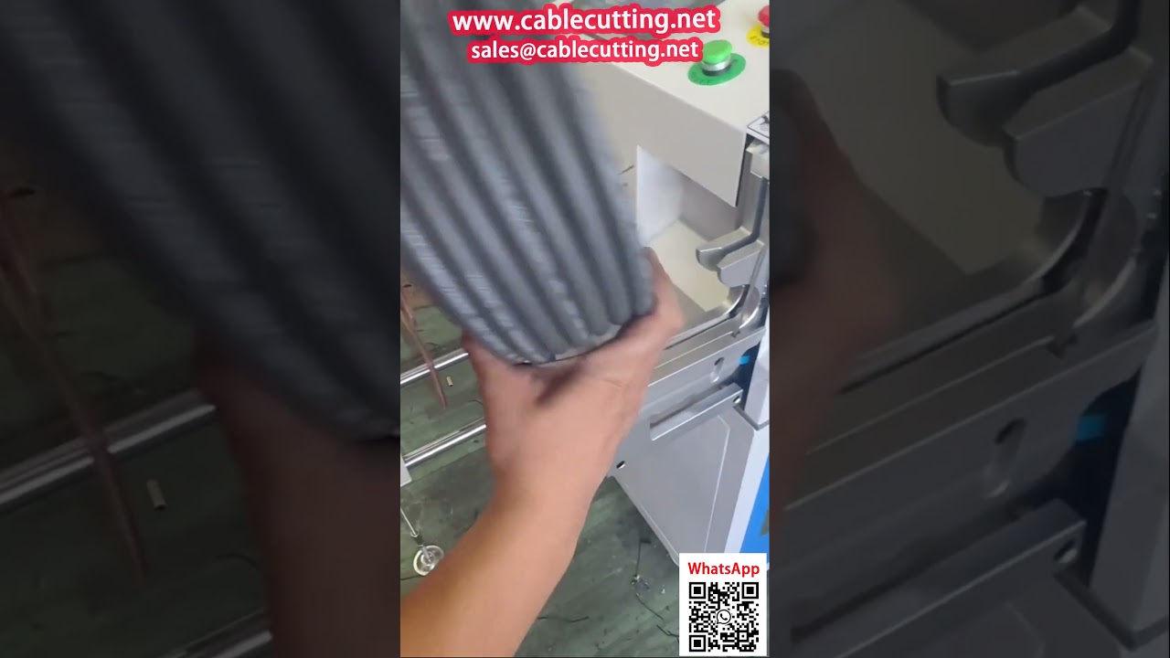 Máquina Automática de Contar, Cortar y Bobinar Mangueras de Alta Presión