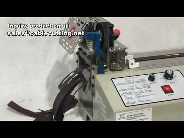 Máquina de Corte en Caliente para Cuerda Elástica y Tela | Corte Preciso y Rápido
