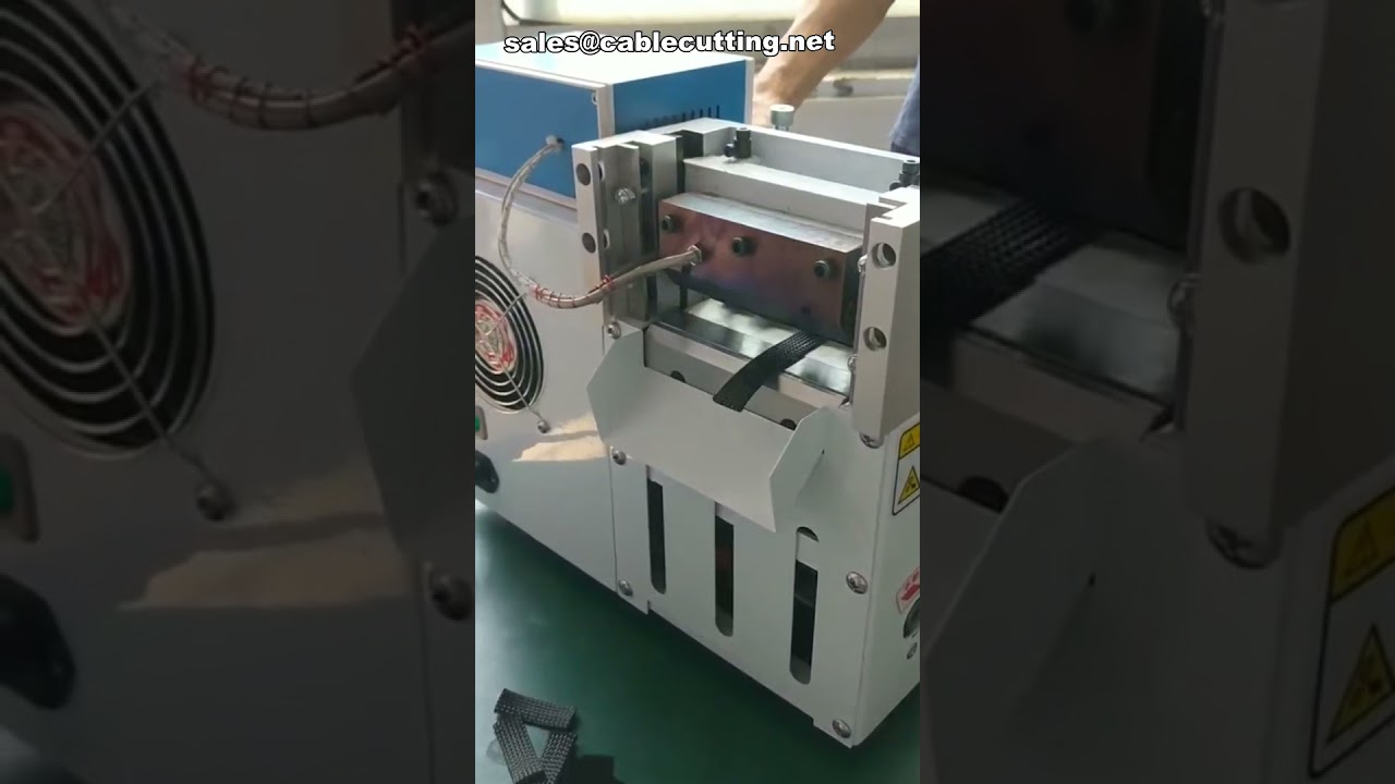 Máquina cortadora de manguera PVC, cinta de nailon y tubo de teflón – Corte preciso para tuberías