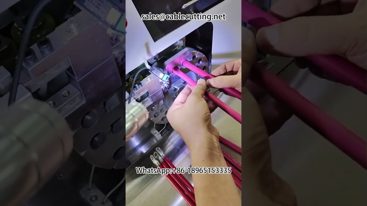 Máquina de mangas termocontraíbles para arneses de nueva energía #Equipo de procesamiento automatizado