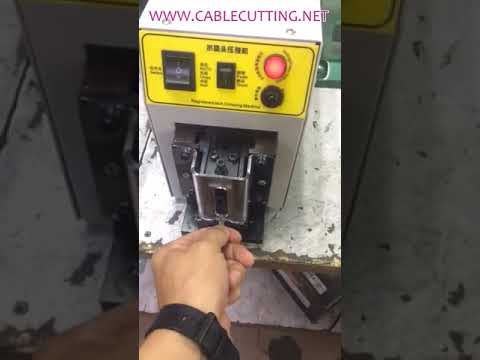 Máquina Crimpadora de Conectores RJ45 | Equipo Automático para Cable de Red