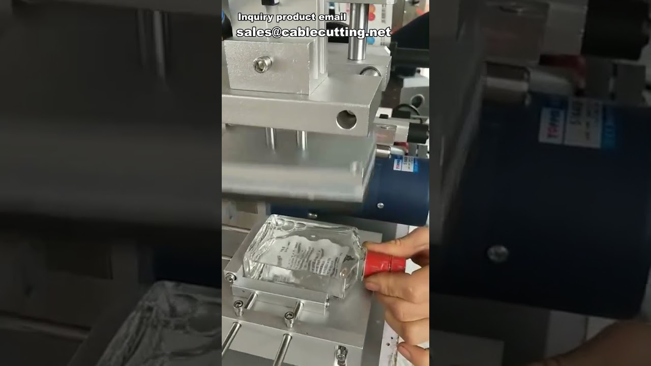 Máquina Etiquetadora Adhesiva para Botellas Cuadradas - Etiquetado Industrial de Alta Precisión