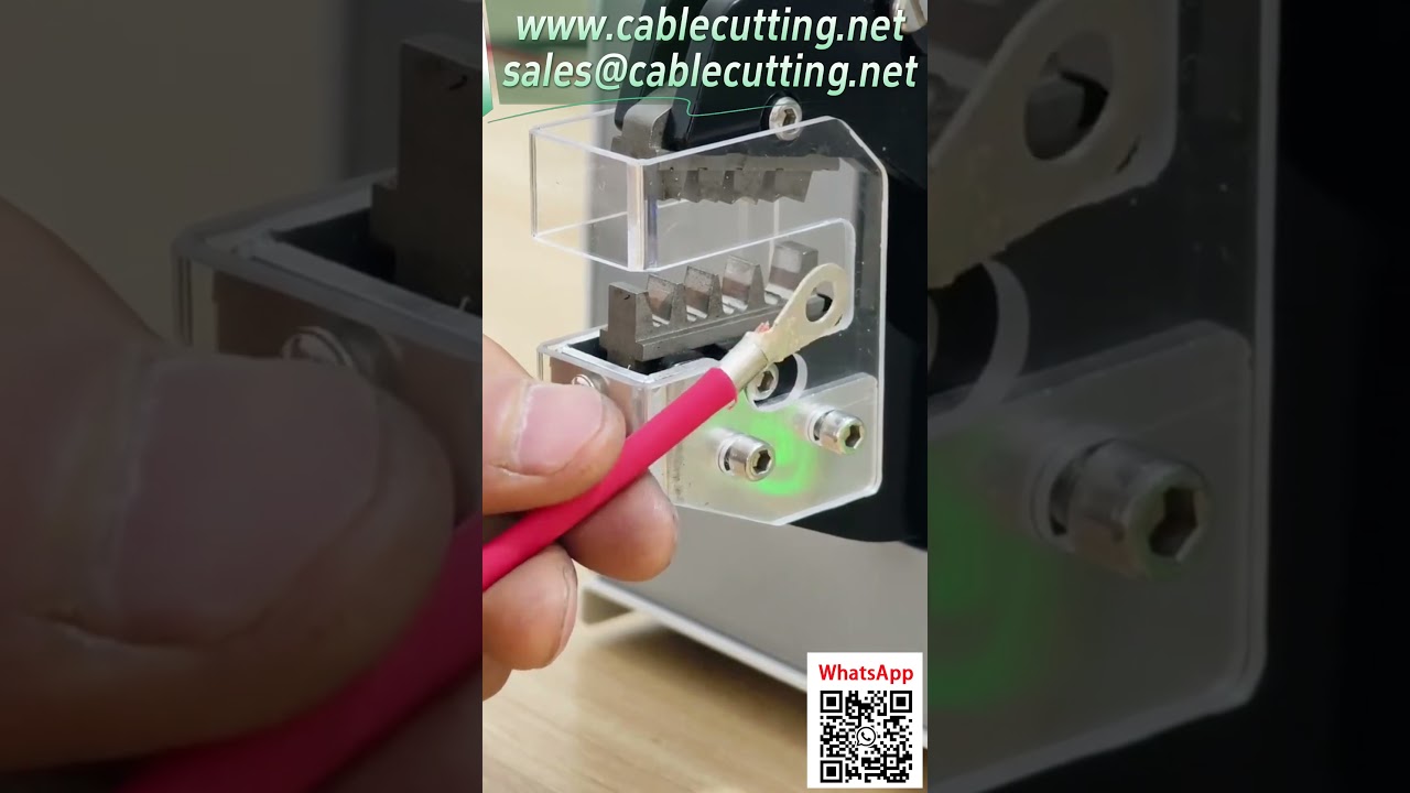 Wire Terminal Crimping Machine for 0.25-16mm² Cables, 65EC Model