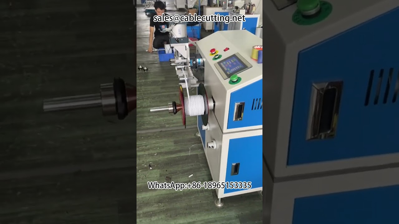 Máquina Bobinadora de Alambre y Cable | Procesamiento Automatizado de Arneses #BobinadoIndustrial #Cables #Arneses