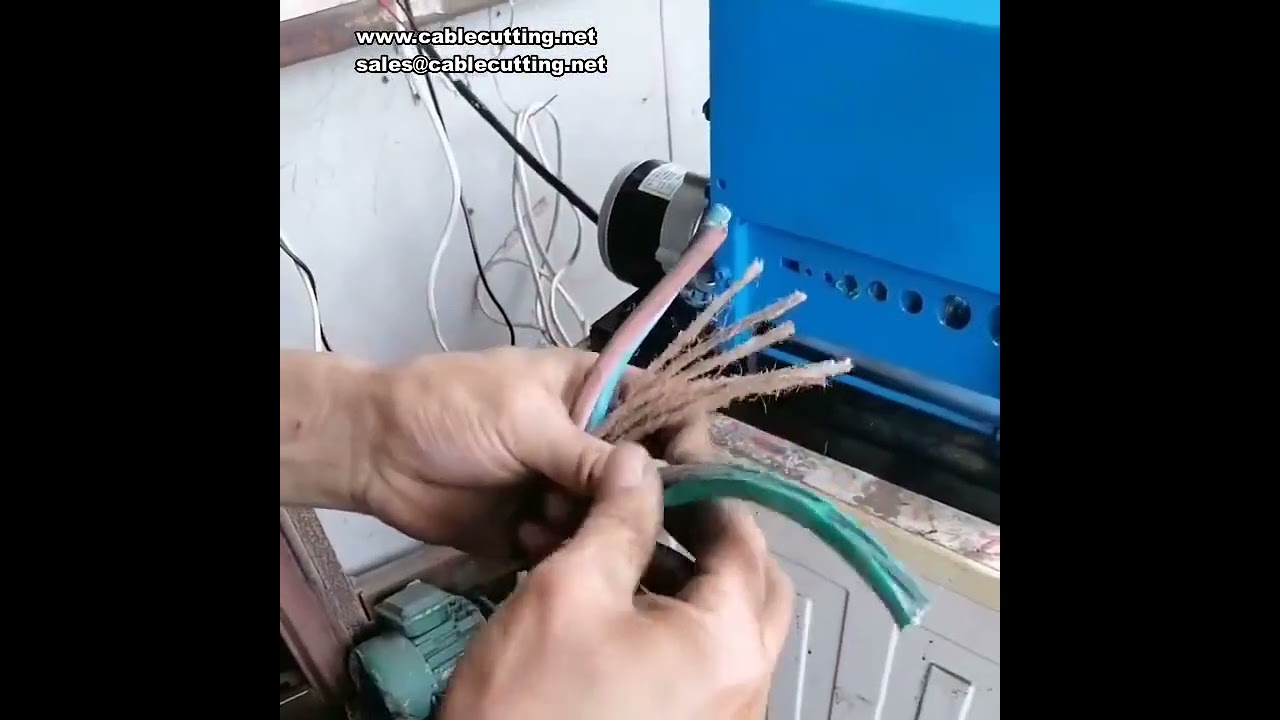 Máquina Peladora de Cables Automática 220V – Pelar Aluminio y Cobre de 2 a 32 mm