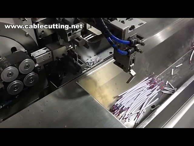 Máquina de Estañado por Inmersión y Crimpado Automático | Equipo de Automatización Industrial