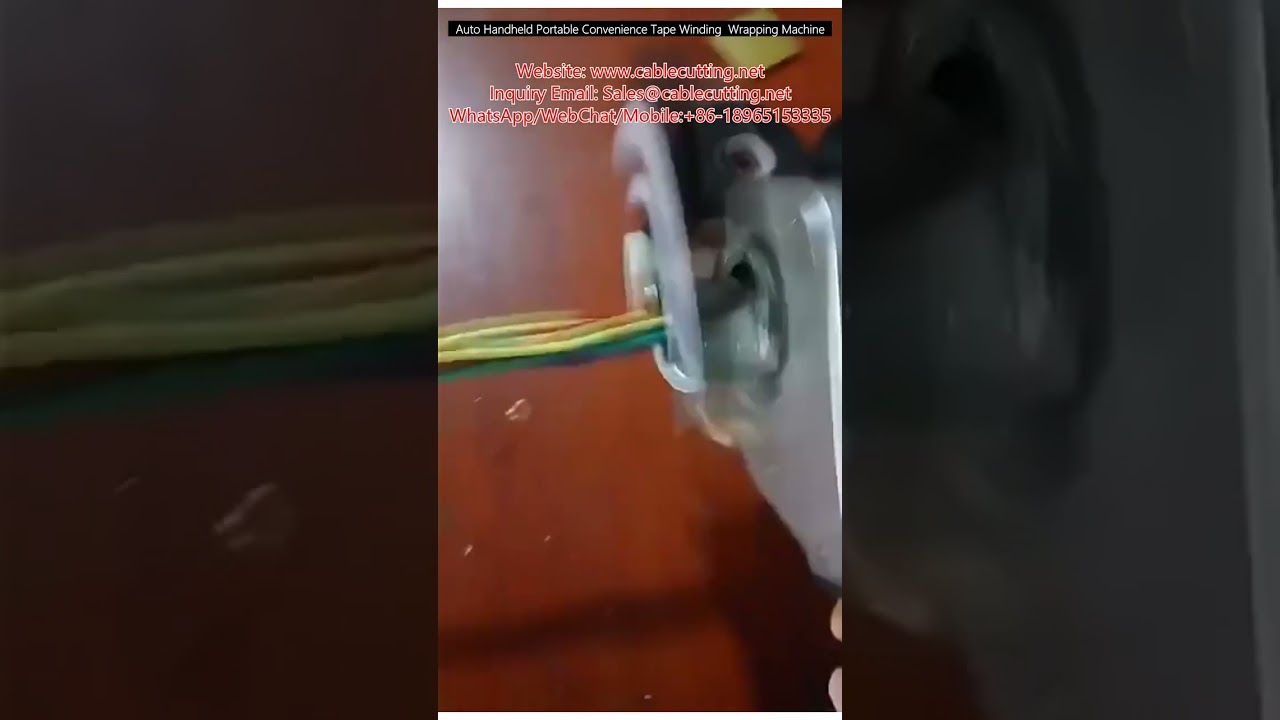 Máquina Automática Portátil de Bobinado de Cinta para Embalaje y Atado de Cables