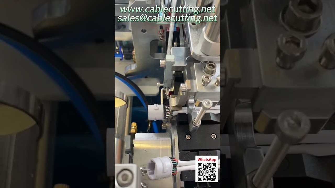 Máquina de soldadura para conectores RJ45 con alimentador vibratorio - Soldadura completa de todos los pines