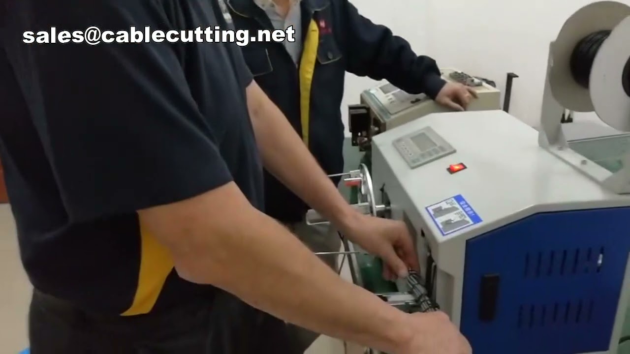 Máquina Automática de Bridas de Nylon para Cables | Atadora de Alambre y Sujetacables Industrial