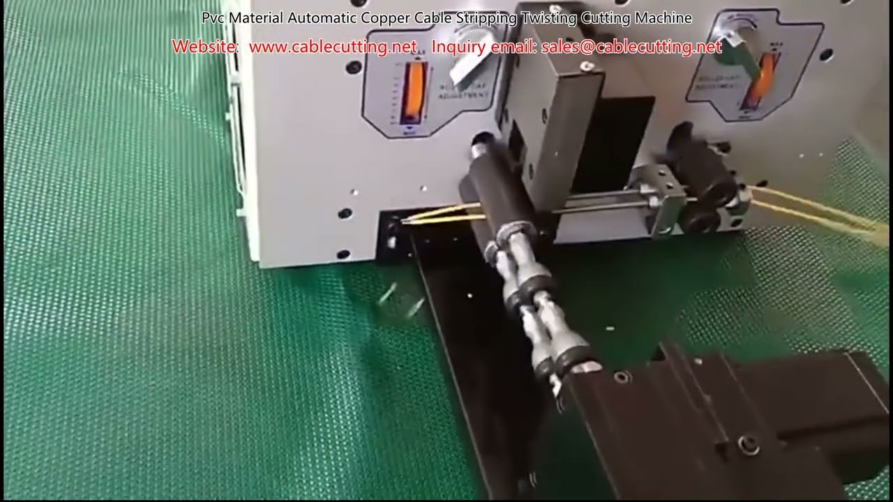 Máquina Automática para Pelar, Trenzar y Cortar Cables de Cobre con Aislamiento de PVC