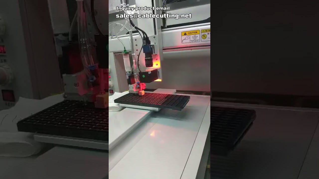 Dispensador Robótico de Pegamento con Visión, Dispensador de Tres Ejes, Máquina Dosificadora Visual con Cámara