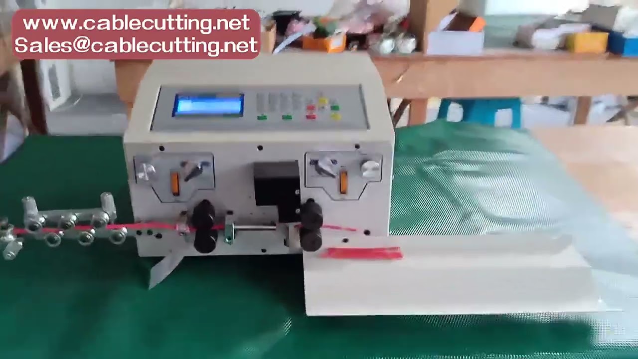 Máquina Automática de Pelado y Corte de Cables 500W - 4 Ruedas Motrices para Cables de 0.2 a 1 mm