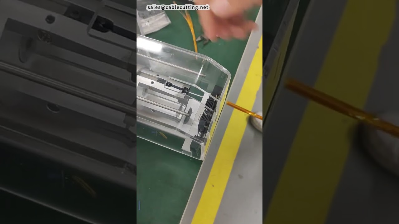 Máquina Pelacables Coaxial de Alta Precisión para Fábricas #fábrica #máquina