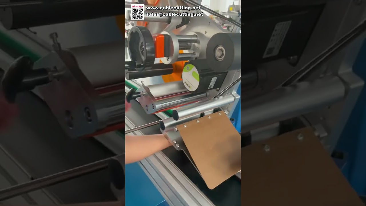 Máquina Etiquetadora Automática para Materiales Suaves | Aplicador de Superficie Plana para Esponjas y Espuma