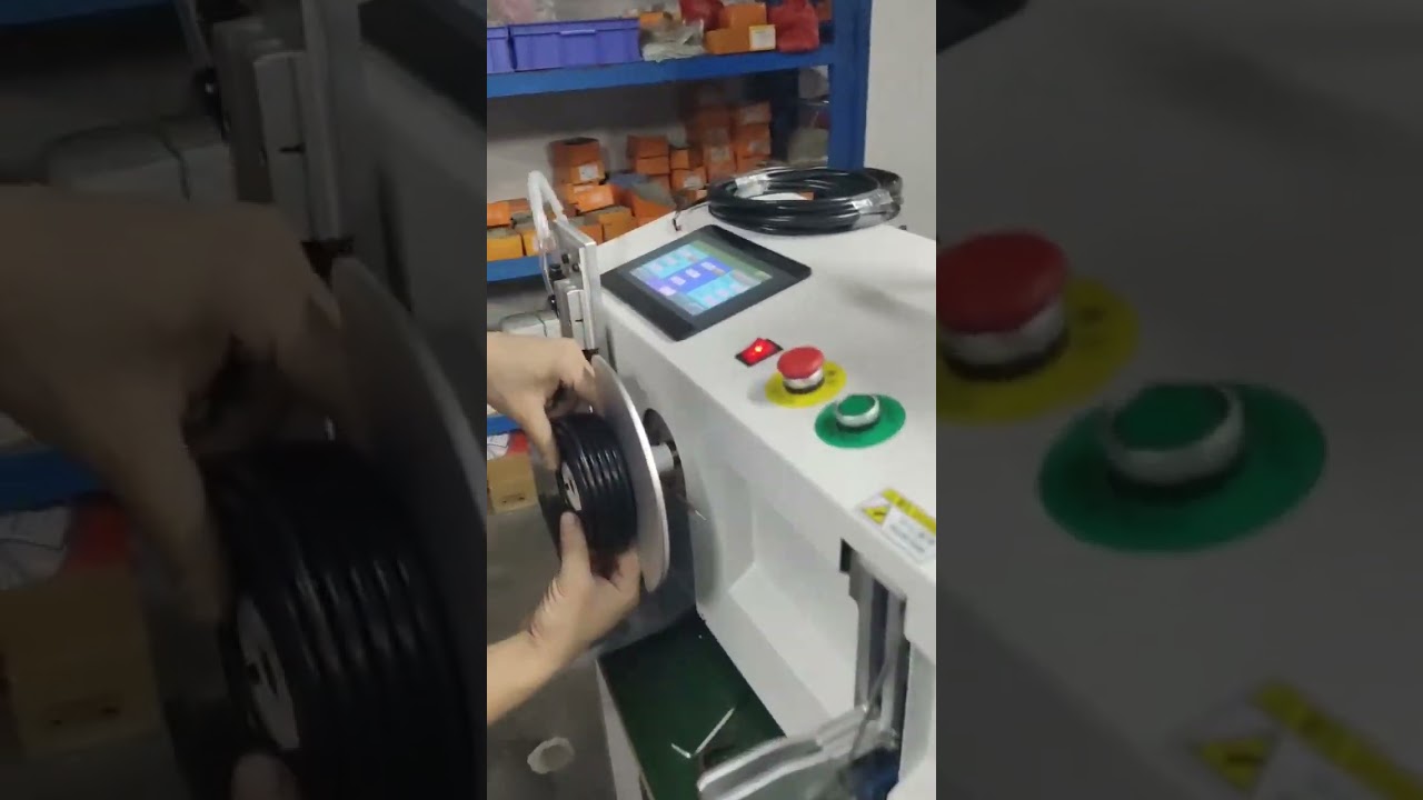 Automatic Traversing Wire Winding and Tying Machine for Neat Coils