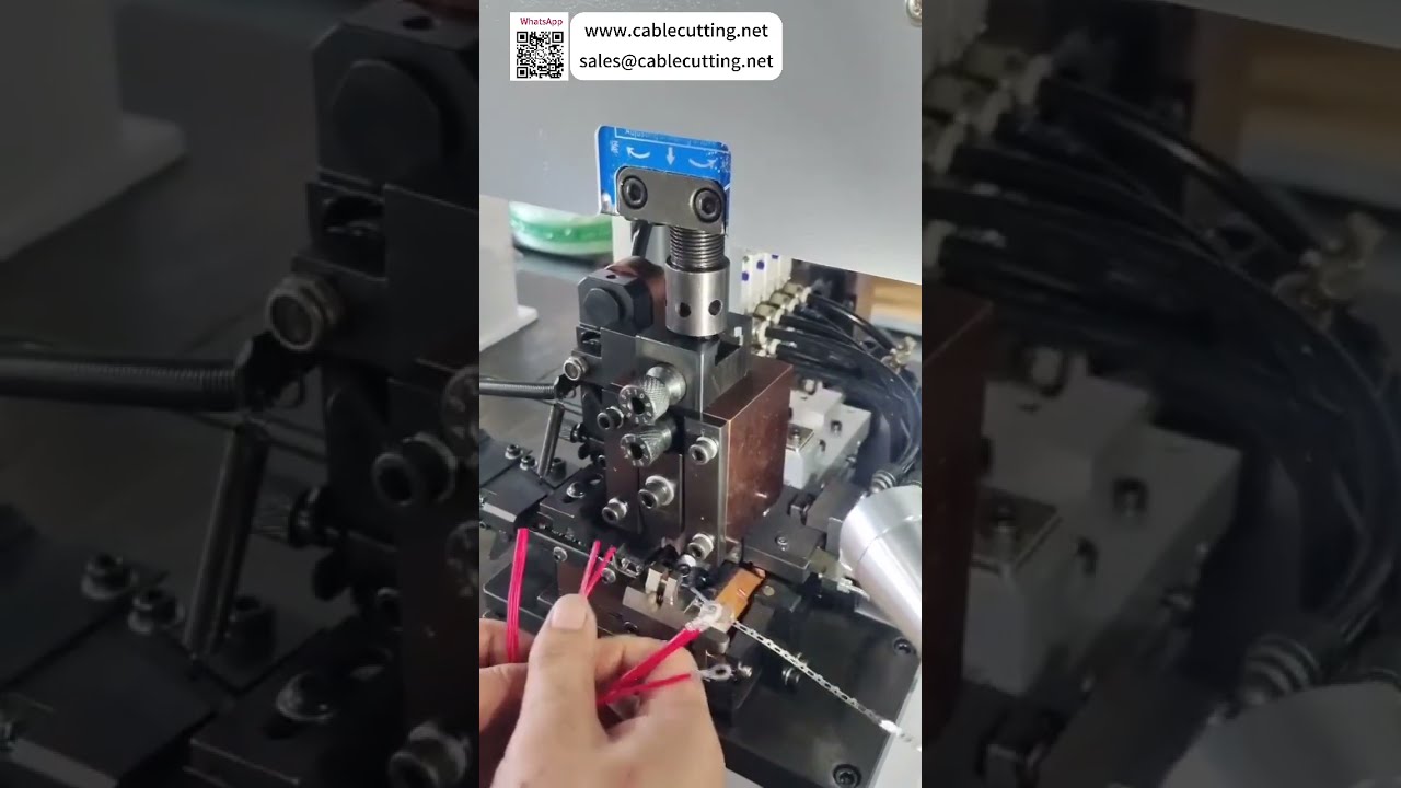 Máquina Horizontal de Pelado y Crimpado de Terminales para Ensamblaje de Arnés en un Solo Paso