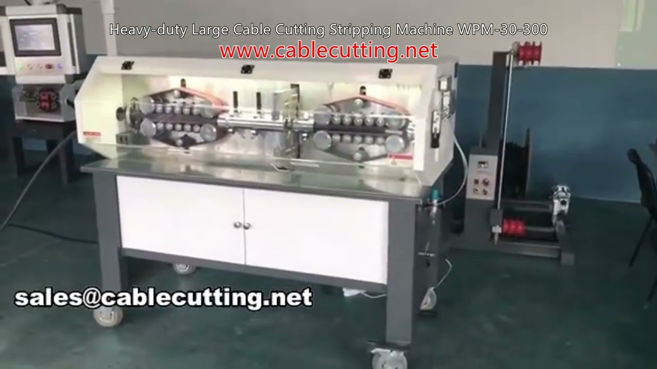 Máquina de corte y pelado de cables de gran capacidad WPM-30-300