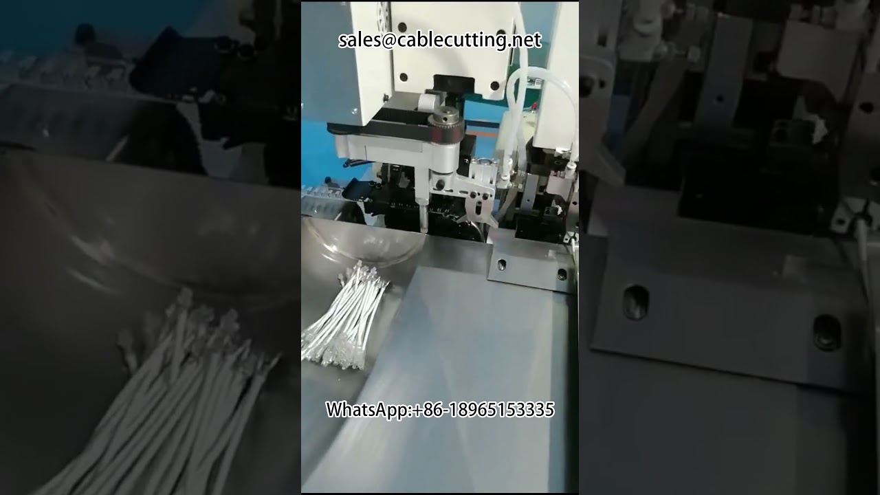 Máquina de crimpado de doble cabezal para arneses pasacables #Equipo de crimpado pasacables #Procesamiento de arneses