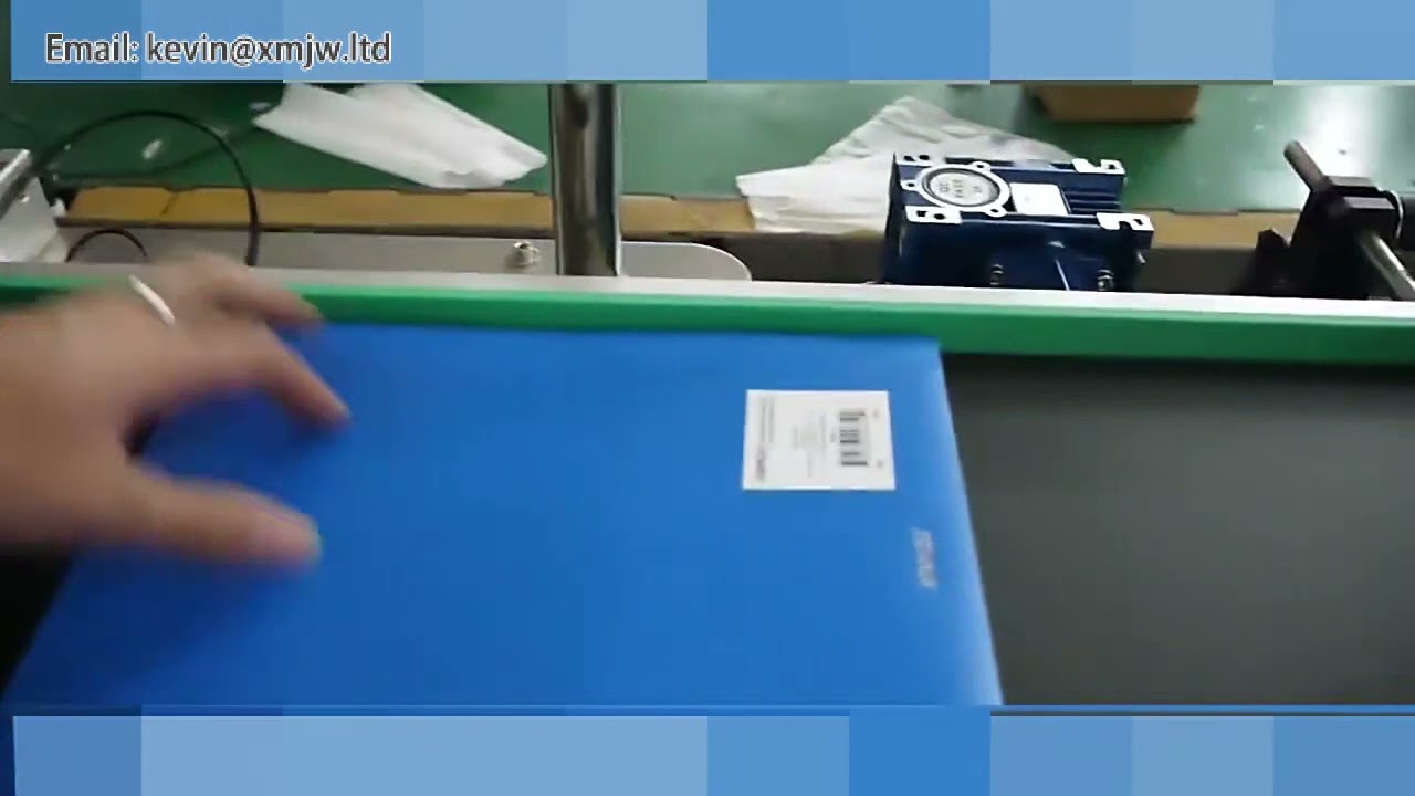 Máquina Etiquetadora Automática de Cinta PE para Paginación | Etiquetado de Cajas, Manuales y Tarjetas