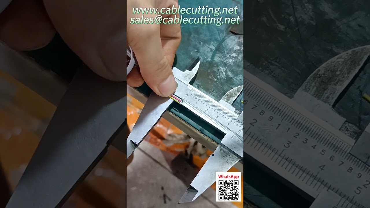 Máquina peladora y cortadora de cables automática 3FN para fabricación de trenzados