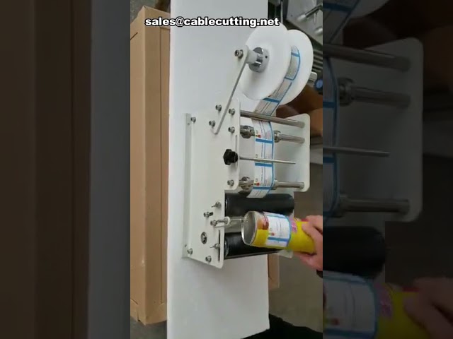 Máquina Etiquetadora Manual para Botellas Redondas | Etiquetadora Manual Eficiente