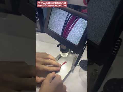 Máquina Semiautomática Todo en Uno para Pelar, Desforrar y Crimpar Terminales Multinúcleo 2.0T