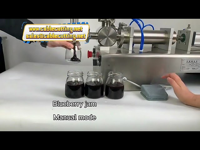 Máquina de llenado y pesaje de alta precisión para miel, cosméticos, salsas y cremas