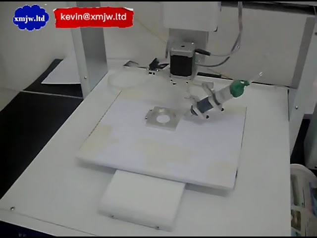 Dispensadora automática de adhesivos 3 y 4 ejes: silicona, epoxi, PU, UV, PVC, pegamento termofusible