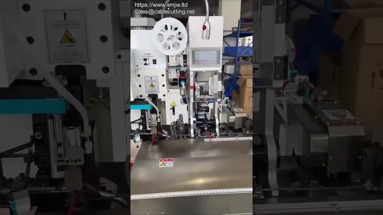 Máquina Automática para Corte, Pelado, Inserción de Sello y Crimpado de Terminales