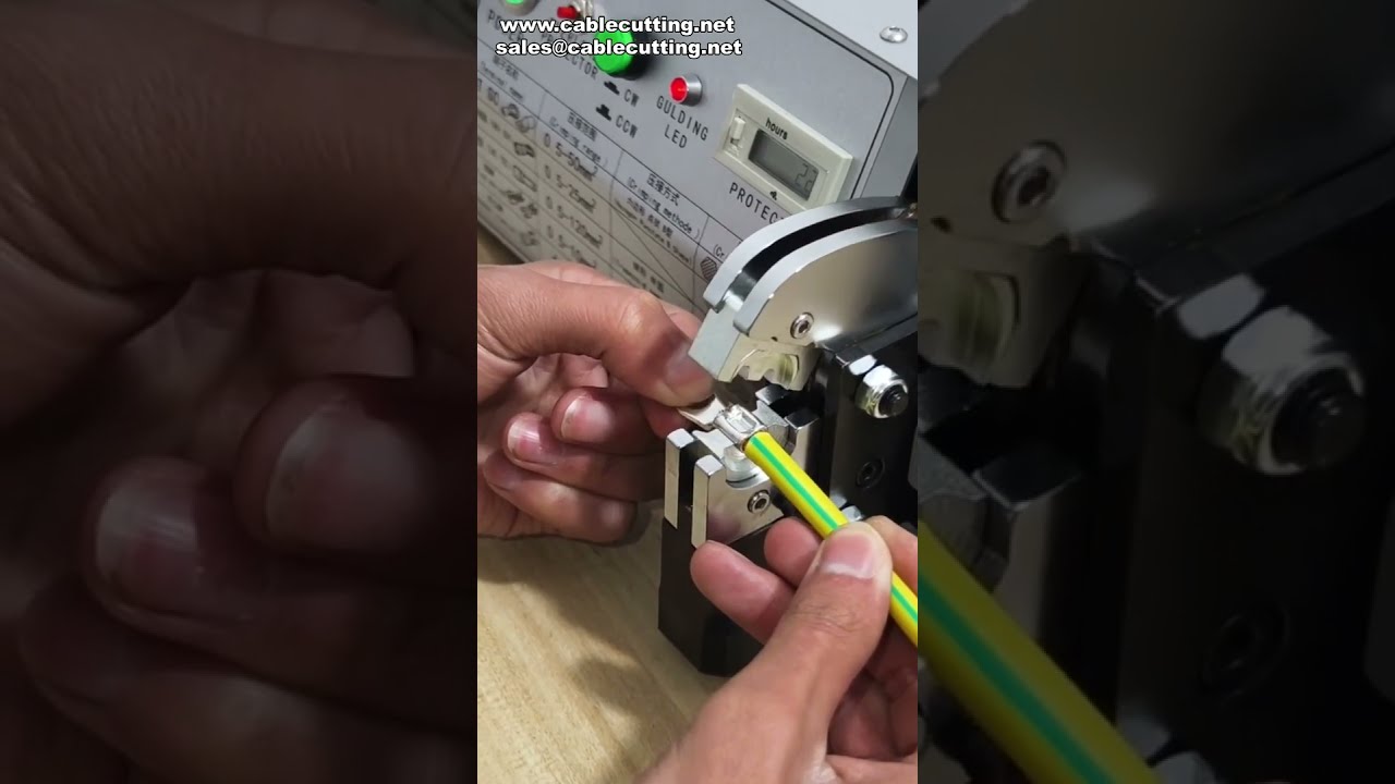 Máquina de crimpado de terminales 100% eléctrica para cables de 0,5 a 70 mm² | #Fábrica #Maquinaria