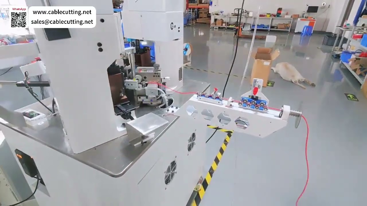 Máquina Automática de Crimpado Doble e Inserción de Carcasa Simple para Arnés de Electrodomésticos