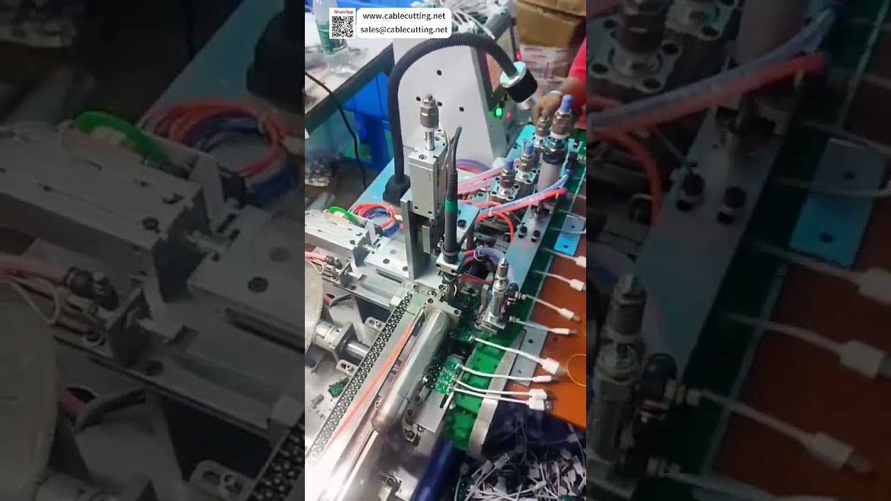 Máquina de Soldadura Automática para Conectores de Audio de Tarjeta de Sonido - Soldadura Precisa y Sin Puentes