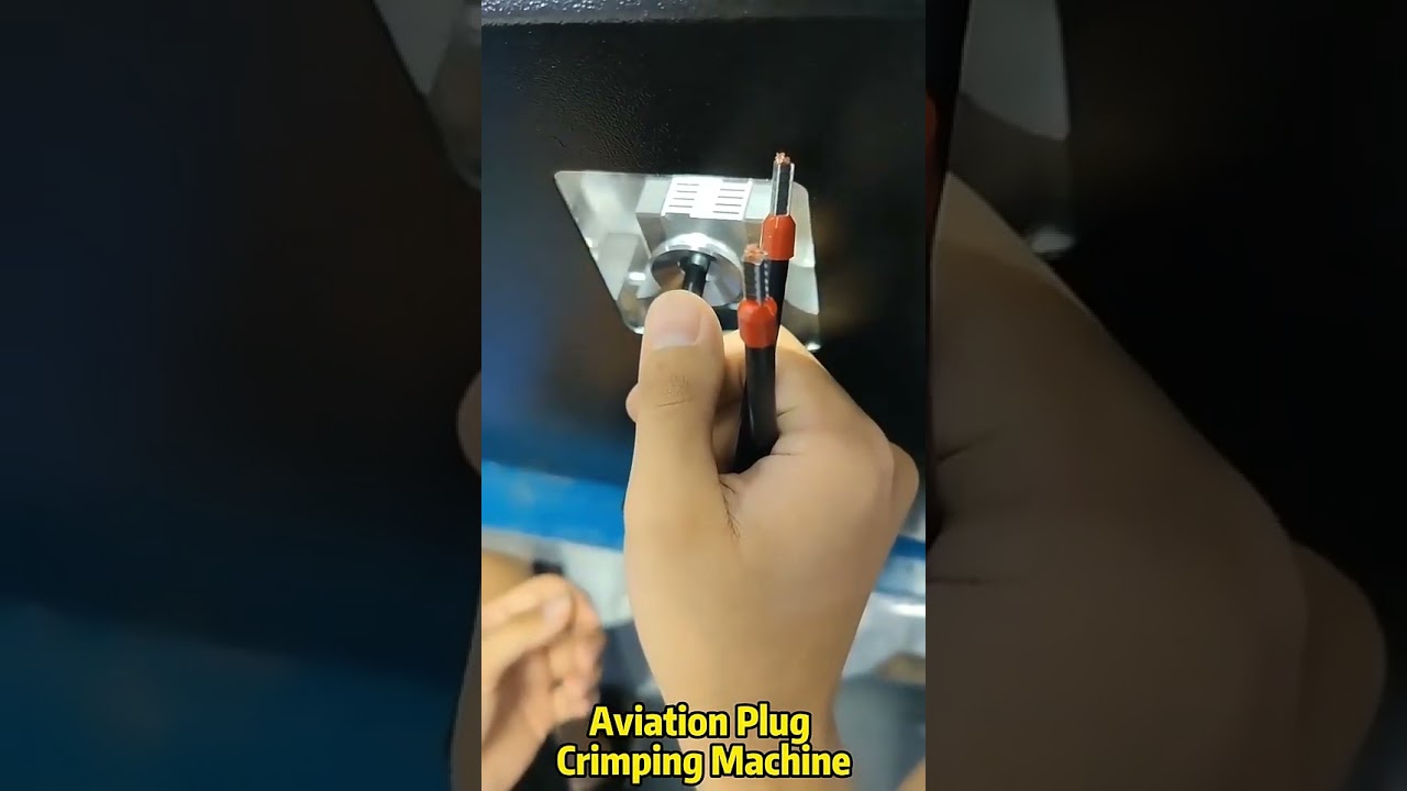 GX-Series Aviation Electrical Connector Cable Stripping and Crimping Machine