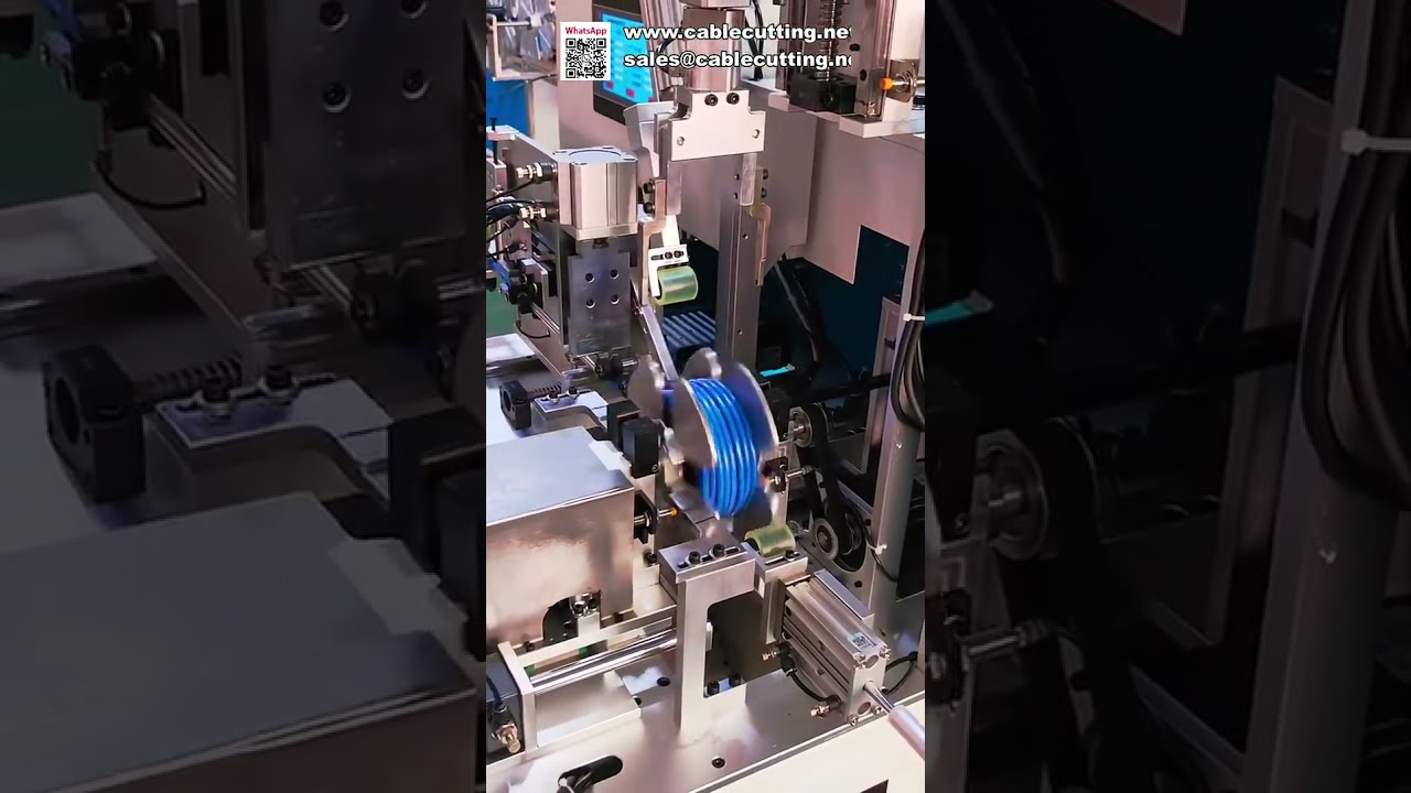Máquina Automática de Bobinado y Atado de Alambres para Producción en Masa