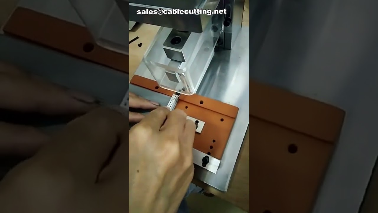 Máquina Prensadora de Cables IDC | Crimpadora de Cabezales | Equipo de Automatización