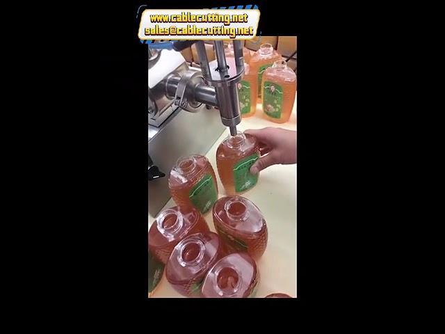 Máquina de llenado HS-Mall: para bebidas carbonatadas, detergente líquido, silicona y pasta espesa | Automatización industrial
