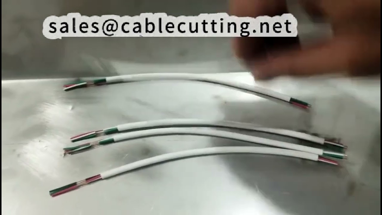 Máquina de Corte y Pelado de Cable de Datos de 4 Núcleos: Configuración Semi y Totalmente Automática