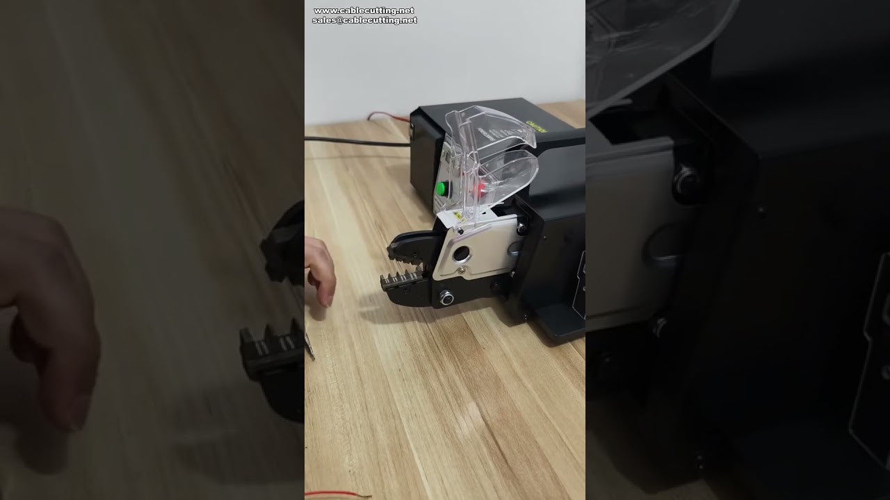 Máquina de engaste de terminales eléctricos: prueba de crimpado de pinzas cocodrilo
